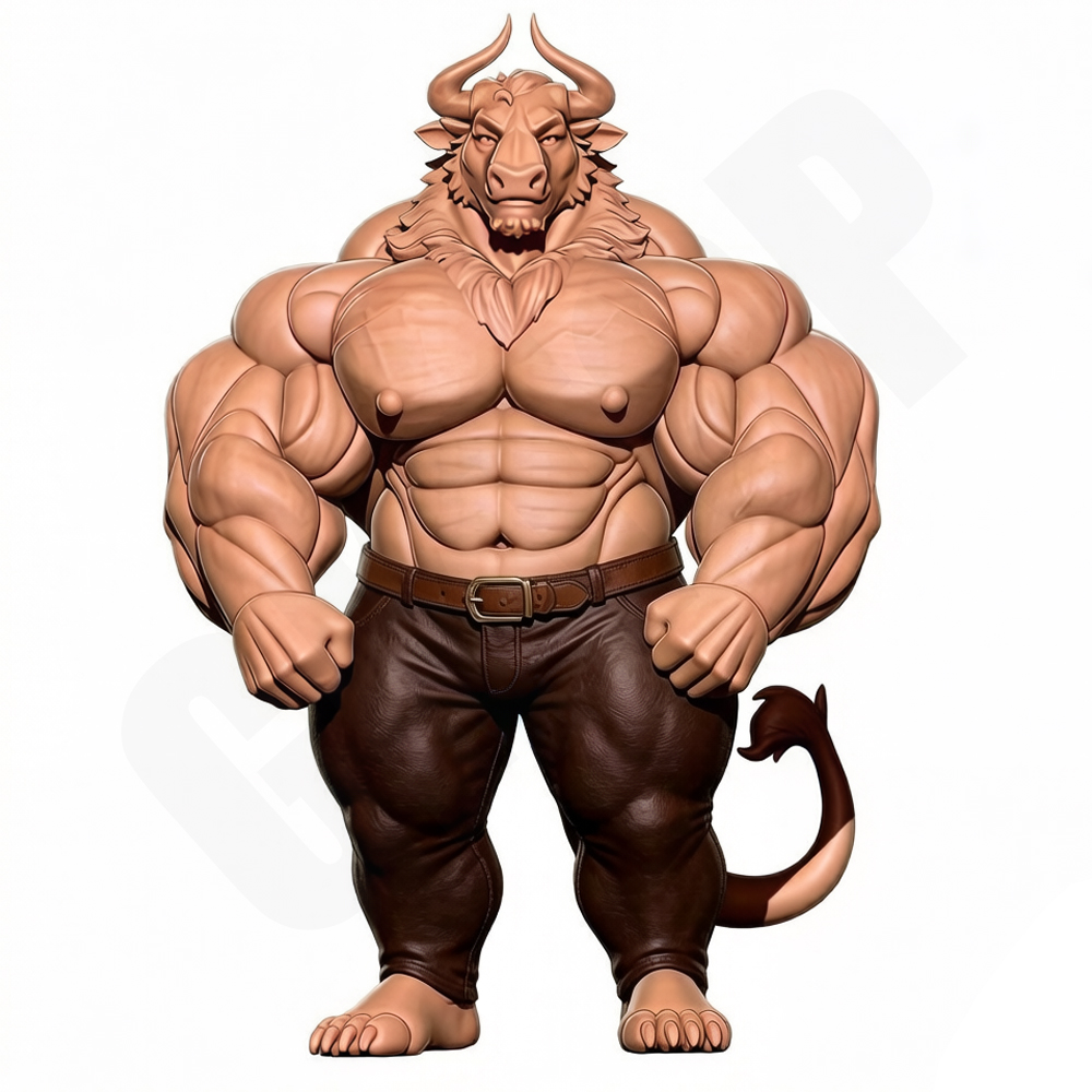Resin Craft Ideas - Hunky Fitness Muscle Bull - Kit